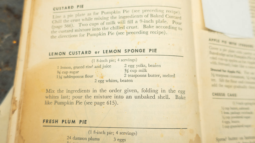 Cooking in My Kitchen: Lemon Custard Pie