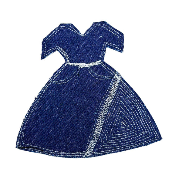 4 Denim Dress Coasters E