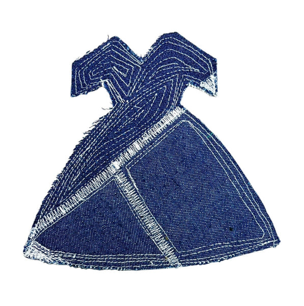 4 Denim Dress Coasters E