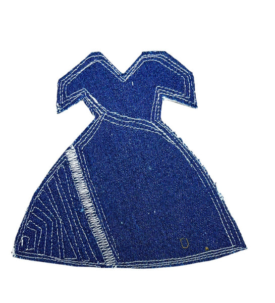 4 Denim Dress Coasters E