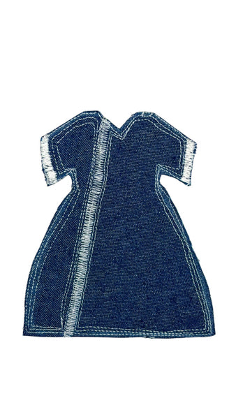 4 Denim Dress Coasters B