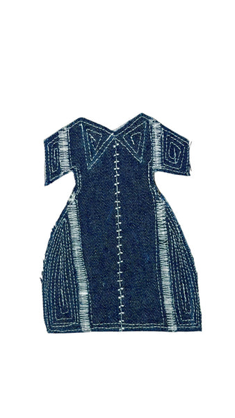 4 Denim Dress Coasters B