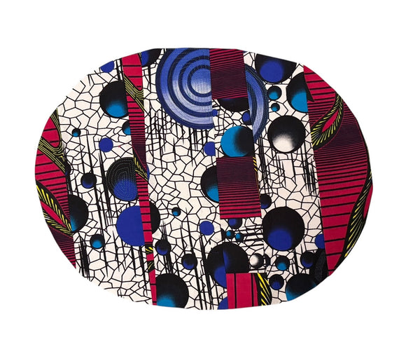 Set 5 Oval Placemats 4 Patchwork