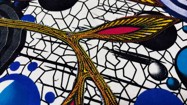 Set 6 Oval Placemats 4 Patchwork