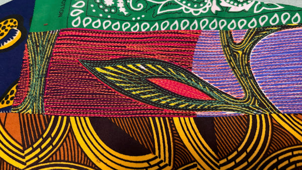 Set 7 Oval Placemats 4 Patchwork