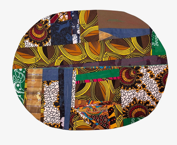 Set 7 Oval Placemats 4 Patchwork