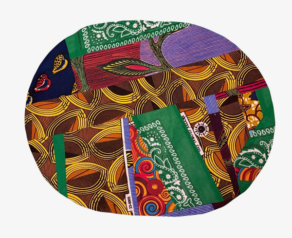 Set 7 Oval Placemats 4 Patchwork