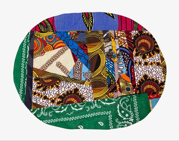 Set 7 Oval Placemats 4 Patchwork