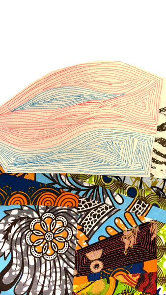 Set 8 Crazy Shape Placemats 4 Patchwork