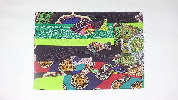 African Print Patchwork Placemats set 1