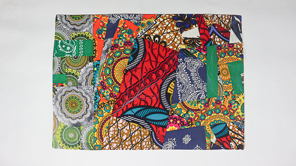 African Print Patchwork Placemats set 1