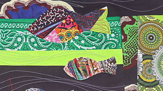 African Print Patchwork Placemats set 1