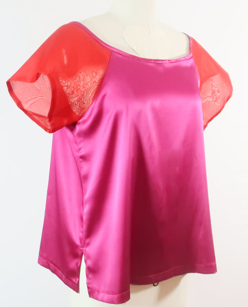 Silk Charmuese Pink Tunic